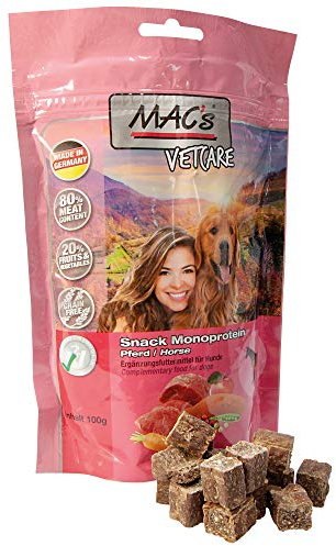 Mac's Dog Mono Snack - Hundeleckerli mit Pferdegeschmack - 1 x 100 g