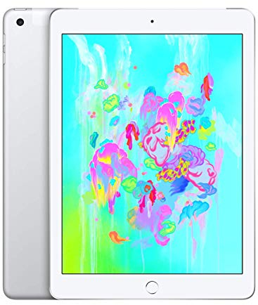 2018 Apple iPad (9,7-pulgadas, Wi-Fi + Celular, 128GB) Plata (Reacondicionado)