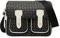 Pollini BORSA HERITAGE PVC NERO +VIT.AVORIO TE8421PP04Q1100C 21X28X15