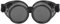 Alomejor Steampunk Goggles Steampunk Sonnenbrillen Schweißen Punk Classic Cosplay Brillen für Party Prop Decor(20 * 10 * 5cm-schwarz)