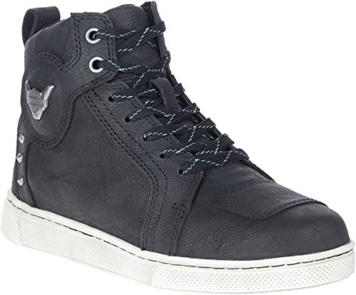 HARLEY-DAVIDSON FOOTWEAR Stivali da moto Bateman donna, Nero Nero, 9.5 Wide