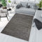 TAPISO Sari Teppich Kurzflor Teppiche Schwarz Grau Modern Design Meliert Verwischt Wohnzimmer Schlafzimmer ÖKOTEX 300 x 400 cm