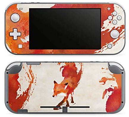 DeinDesign Skin kompatibel mit Nintendo Switch Lite Folie Sticker Fuchs Graphic Herbst