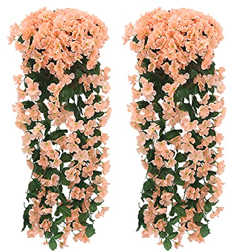 Fycooler Glicine Artificiale Fiori Artificiale Vine Ghirlanda Glicine Finto Rampicante Fiori di Seta Piante Artificiali per Decorazioni Floreali Arco Festa Casa Matrimoni All'aperto Da Giardino