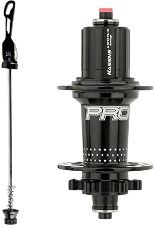 Perfeclan 32H MTB Bike Hubs 2/4 Bearings Lever 120 Sound High Strength 6 Pawls Snow Disc Brake Nabe für Fahrradkomponenten Installationswerkzeug, Schwarz, 1 Hinten