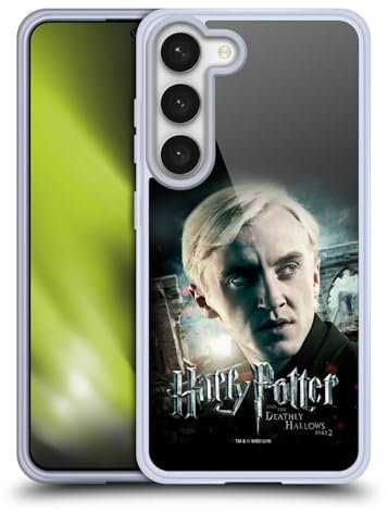 Head Case Designs Offizielle Harry Potter Draco Malfoy Deathly Hallows VIII Soft Gel Handyhülle Hülle kompatibel mit Samsung Galaxy S23 5G