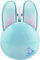 Vagbalena Souris sans Fil Lapin Mignon pour Le Travail de Bureau Souris muette Souris de Jeu sans Fil Souris Lapin Kawaii Femme pour Tous Les Ordinateurs (Bleu,Taille Unique)