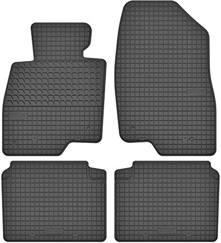 Maßgefertigte Auto Gummimatten, kompatibel mit Mazda 6 III GJ von 2012 bis Jetzt - 4 teilige Gummifußmatten Set, Geruchlos & Abriebfest, Hochwertige Fußmatte Auto Accessoires