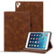 Vaitasy Funda iPad 6th/5th Generation 9.7 Pulgadas 2018/2017 Carcasa Auto Sueño/Estela Funda con Función Soporte para iPad 9.7 iPad Air 2/ Air 1 - Mandala Marrón