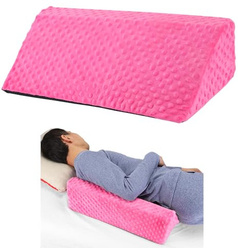 Jacobable Oreiller cale pour dormir sur le côté, coussin cale en mousse pour positionnement du corps, coussin latéral pour dormir antidérapant, coussin de positionnement du dos pour escarres de lit