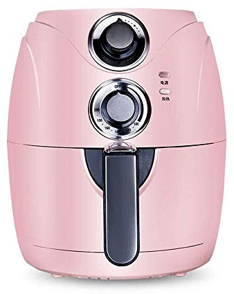TIANHEY Air Fryer, Programmable with LCD Digital Touchscreen, 1200W Oilless Electric Hot Air Fryer, Auto Shut Off, Easy-to-Clean Nonstick Basket, 2.5L for Family and Party,Blue (Color : Pink)
