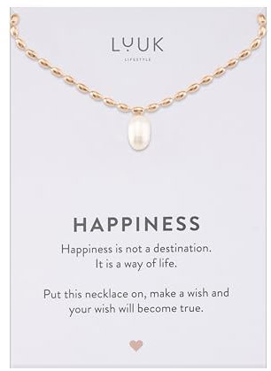 LUUK LIFESTYLE Collana di perle, lunghezza regolabile, occasioni speciali, elegante e glamour, regalo per damigella, discreti e contemporaneo, rosa