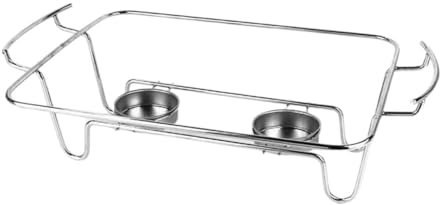 VINTORKY Spiritusbrennergestell Vielseitiger Kocherhalter mit Glatter Oberfläche Edelstahl Stabiles Stahlgestell in Silber für Camping und Outdoor für Spirituskocher
