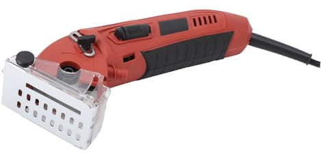 Mini Scie Circulaire 400W 3400RMP, Machine Multifonctionnelle électrique Filaire pour Bois, Métal, Carrelage, PVC et Plastique