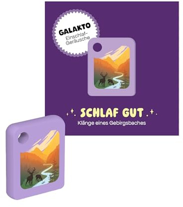Galakto Audio-Token: Schlaf gut - Klänge eines Gebirgsbaches, Klangwelten für Kinder ab 3 Jahren, Spielzeit ca. 360 min