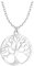 Sofia Milani - Damen Halskette 925 Silber - Baum Kreis Anhänger - N0899