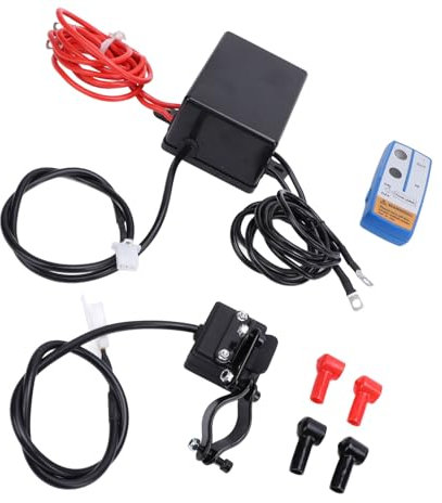 VOBOR Kit de Télécommande de Treuil sans Fil DC12 V, Treuil à Câble électrique sans Fil Universel pour Treuil de 2000 à 4500 Lb, Voiture Tout-terrain, Véhicule UTV