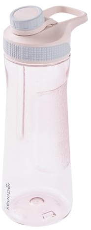 keeeper Trinkflasche, 730 ml, Auslaufsicher, Stoßfest, Rutschfest, Wasserflasche, 9,5 x 7,1 x 24 cm, daria, Nordic Pink
