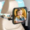 Espejo de Coche para bebé, Espejo de bebé con Clip de Gancho, 100% a Prueba de Roturas, Seguridad, 360°Rotación para Reposacabezas Automóvil, Esenciales para Padres Primerizos