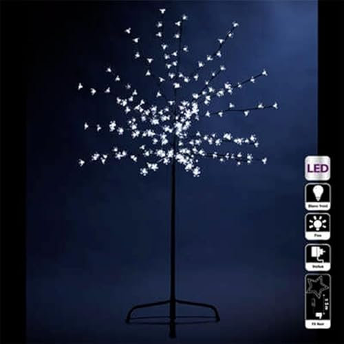 Fééric Lights and Christmas - Décoration Lumineuse Arbre Prunus 150cm Blanc Froid