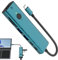 Hub USB multiporta | Hub USB3.0 | Splitter portatile a 7 porte con funzione Sleep Screen 4K 5Gbps trasferimento per desktop PC laptop monitor supporto