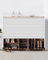 Puerta interior plegable de acordeón, puerta de armario blanca, instalación sin taladro, puerta corredera personalizable para la entrada del hogar, diseño que ahorra espacio (80 x 80 cm)