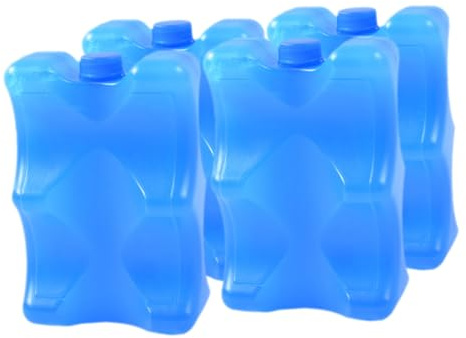 Borsa Ghiaccio per Latte Materno 4 Pezzi 350ml Blu | Plastica, Design Riutilizzabile e Compatto, per Allattamento e Viaggio, Adatta a Mamma Lavoratrice