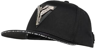 Carlo Colucci Snapbackcap mit Metall-Ikarus Schwarz, OS