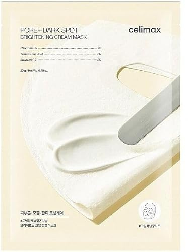 celimax PORE+DARK SPOT BRIGHTENING CREAM MASK, 4EA