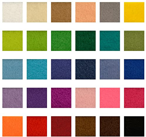 Vaessen Creative Filz Multipack A4 1mm 100Stück, 20x30 cm