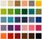 Vaessen Creative Filz Multipack A4 1mm 100Stück, 20x30 cm