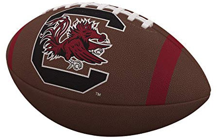 Logo Brands Offizielles Lizenzprodukt NCAA Team Stripe Offizielle Größe Composite Football, Einheitsgröße, Unisex, Official Size Composite Football, Granat, Official Size