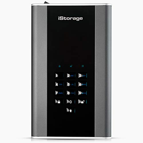 iStorage diskAshur DT2 256-bit 14TB - FIPS Level 3 Certified - Secure encrypted Desktop Hard Drive - Password Protected