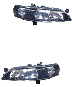 Halogen Scheinwerfer Set links & rechts Hauptscheinwerfer Frontscheinwerfer H7/H7 chrom für Model Vectra B J96 31_ 38_