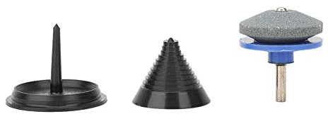 Rasenmäher Messerschärfer 50 mm Schnellschärfer Gartenwerkzeug Schleifstein für Rasenmähermesser ABS Outdoor Gartengerät