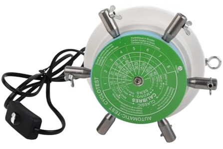 6 Arms Watch Winder Machine, Reparaturwerkzeug für Auto Watch Tester EU-Stecker AC 250V 2,5/min