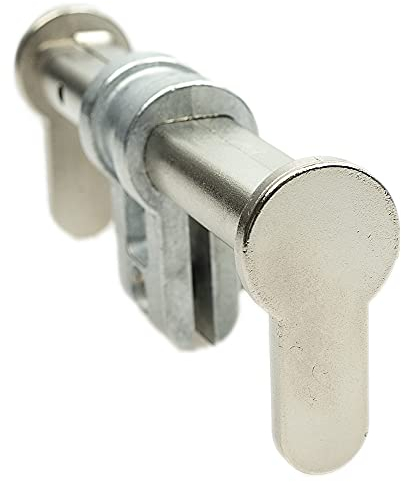 FELGNER Universal Blindzylinder | Schlüsselloch Abdeckung Schloss Schließzylinder für Türschloss - individuell verstellbar - 50 mm bis 86 mm Länge - Edelstahl-Look