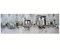 Quadro Moderno - Dipinto A Mano Su Tela Pittorica - Canvas Intelaiato - Misura 45x140 cm (Across The Bridge)