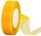 45m Organzaband Gelb 25mm Breit Chiffo Geschenkband,Transparentes Gelb Organza Bänder Chiffonband Schleifenband Dekoband Geschenkverpackung Deko Band Tüllband für Weihnachten Hochzeit Taufe Geburtstag