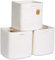 NaturalCozy Storage Cubes 11 Inch Cotton Rope Woven Baskets for Organizing, 3-Pack | Cube Storage Bin | Square Storage Baskets for Shelves Organizer, Classroom, Kids Toy Bins, Closet, Baby Nursery