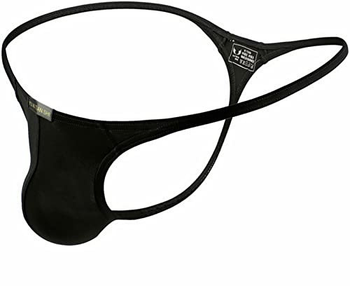 Faringoto Mens Underwear Low Rise Solid Briefs Hipster Jockstrap Lingerie Tanga