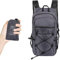 TSLBW Faltbarer Rucksack, Wasserdichter Wanderrucksack mit Aufbewahrungstasche Multifunktionaler Tagesrucksack für Outdoor-Sport Reisen Wandern Wandern Camping Radfahren (Grau)