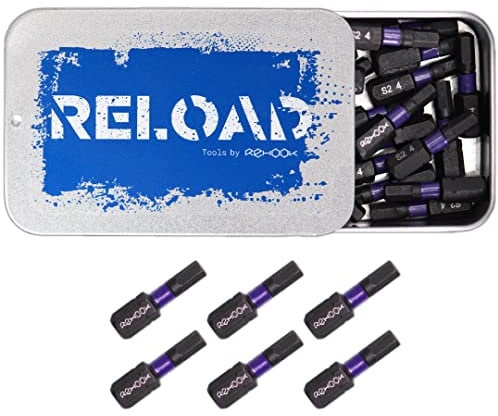 Rehook 25mm H4 Impact Screwdriver Drill Driver Bits Set - 25pcs Heavy Duty Hex Allen Tool Bits for Dewalt, Milwaukee, Bosch, Sabrecut & Others