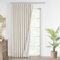 Vision Home Natural Pinch Pleated Full Blackout Curtains Linen Blended Room Darkening Window Curtains 84 inch for Living Room Bedroom Thermal Insulated Pinch Pleat Drapes with Hooks 1 Panel 60Wx84L