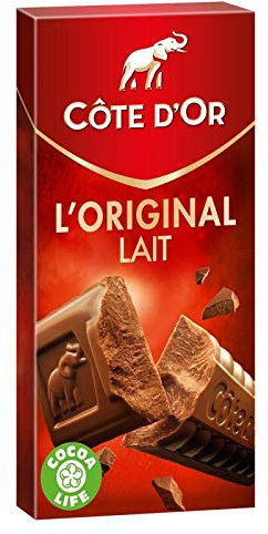 CÔTE D'OR - Chocolat Au Lait 200G - Quatre Articles
