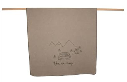David Fussenegger Flanelldecke yes we Camp Rauch, 200x140 cm