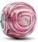 RMMY Pink Rose in Bloom Charm Anhänger für Armband Halskette Muttertag Geschenk für Frauen,925 Sterling Silber Beads with Zirkonia Schmuck