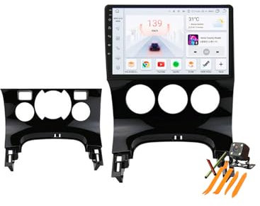 Autoradio Android 13.0 Navi 2 Din Stereo für 2009-2016 Peugeot 3008 5008 Sat GPS Navigation 9 Zoll Cartablet DVD Multimedia Player FM BT Receiver mit Carplay 4G 5G WiFi DSP SWC,M6 pro3