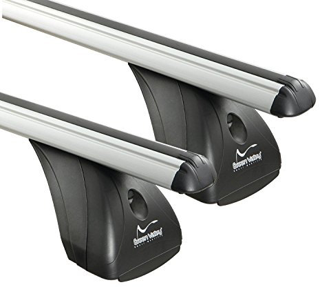 3X Fahrradträger VDP Premium Alu + Alu Dachträger Aurilis Original kompatibel mit Peugeot Peugeot 108 (5 Türer) ab 2014
