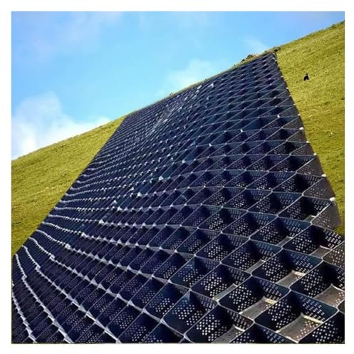 Dalles de lutte contre la boue, aménagement paysager, pavés, paddock et grange, stabilisateur de sol en polyéthylène pour allée, parking et trottoir, stabilisateur de gravier et de sol (4 x 9,5 cm)